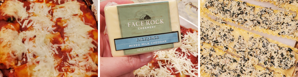 Face 2 Face Veggie Lasagna Rollups | Face Rock Creamery
