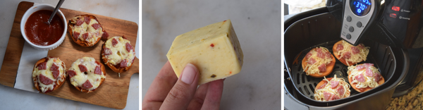 Spicy Mini Bagel Pizzas | Face Rock Creamery