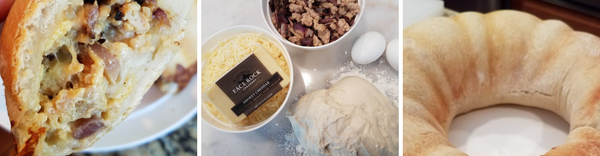 Smokey Stuffed Breakfast Ring | Face Rock Creamery
