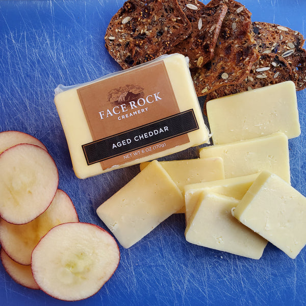 Aged Cheddar Face Rock Creamery