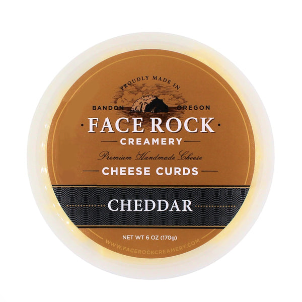 Classic White Cheddar Curds Face Rock Creamery