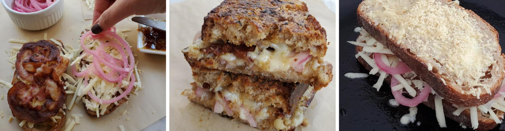 Face 2 Face Fig and Pancetta Grilled Cheese