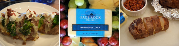 Monterey Jack Stuffed Spuds