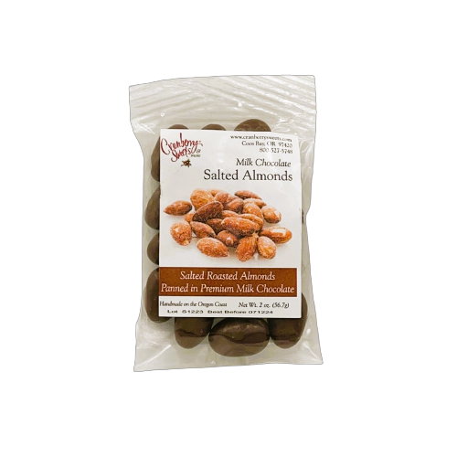 Cranberry Sweets Chocolate Covered Salted Almonds