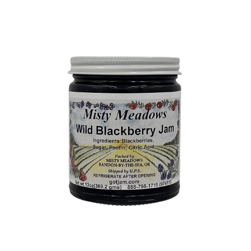 Misty Meadows Wild Blackberry Jam | Face Rock Creamery