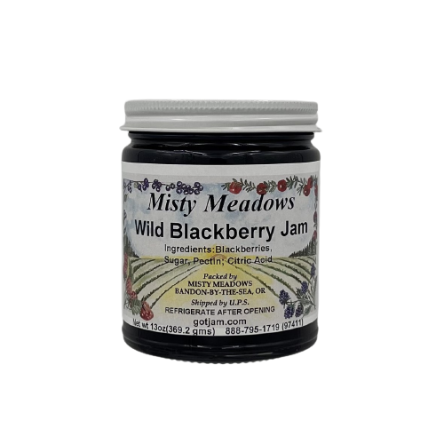 Misty Meadows Wild Blackberry Jam